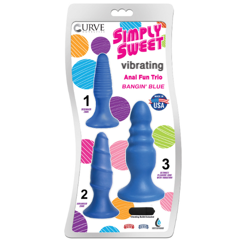 Simply Sweet Bangin' Blue Plug Trio**