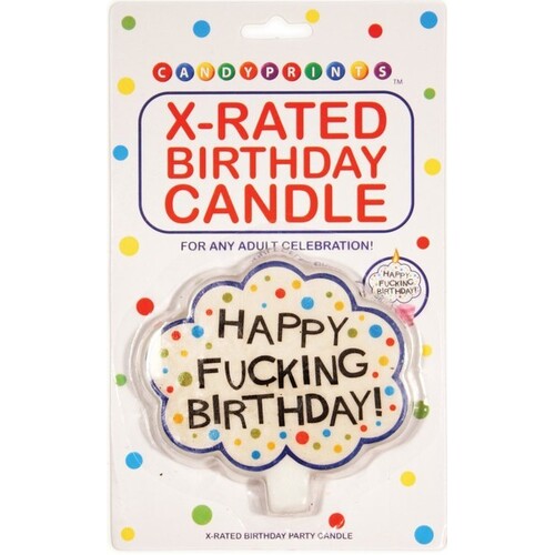 X-Rated Birthday Party Candle