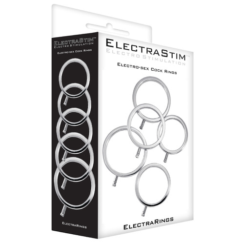 32mm eStim Metal Cock Rings x5