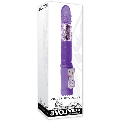 6"  Violet  Revolver Vibrator