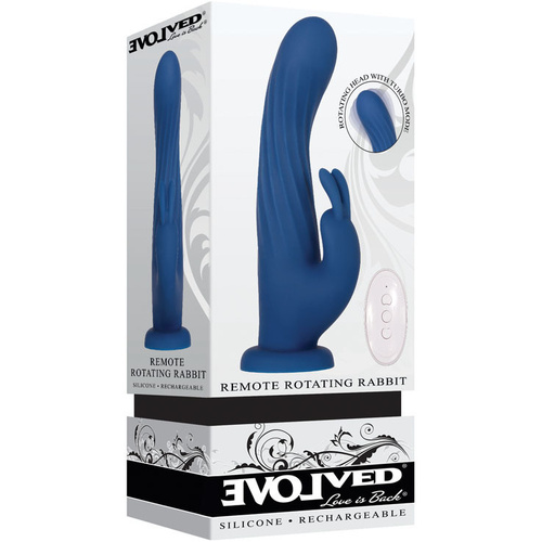 5.5" Remote Rotating Rabbit Vibrator