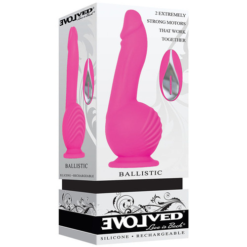 7.5" Ballistic Vibrating Dildo