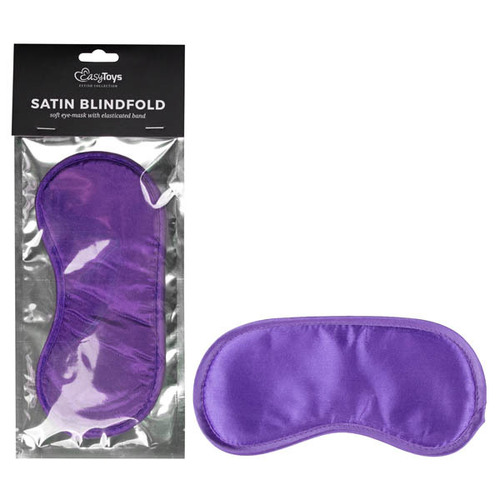 EasyToys Fetish Collection Satin Blindfold Purple Eye Mask