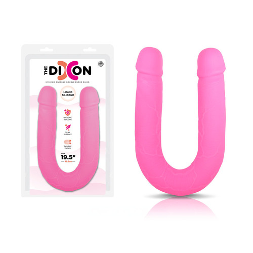 The Dixon - Pink Pink 50 cm Silicone Double Dong