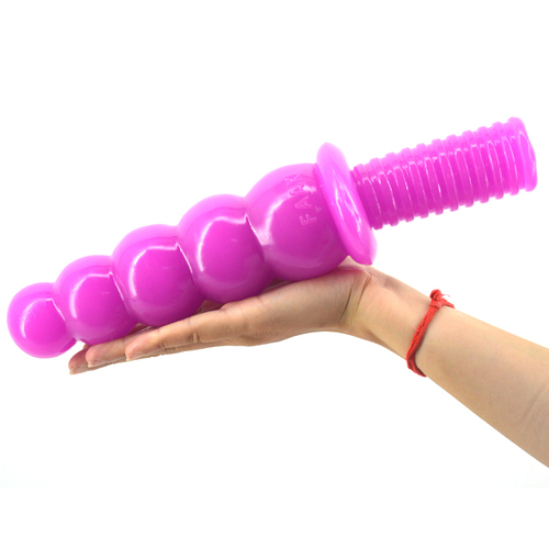11" Handle Beads Anal Tool Violet