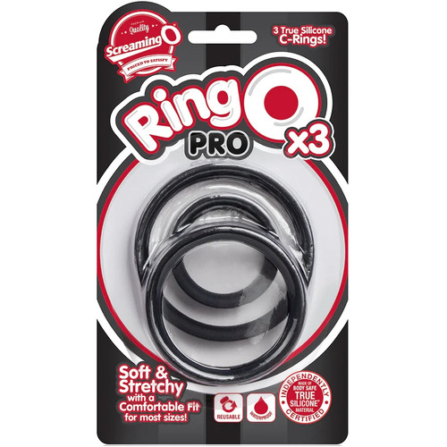 RingO Pro Cock Rings x 3