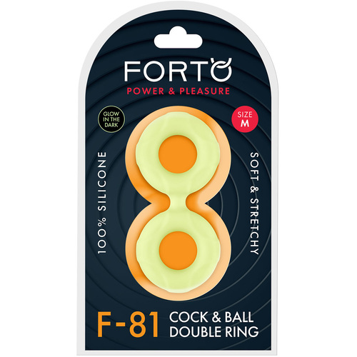 47mm F-81 Glowing Cock & Ball Ring
