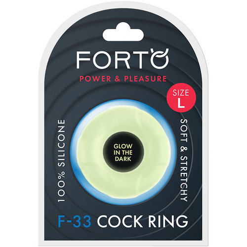 25mm F-33 Glowing Silicone Cock Ring