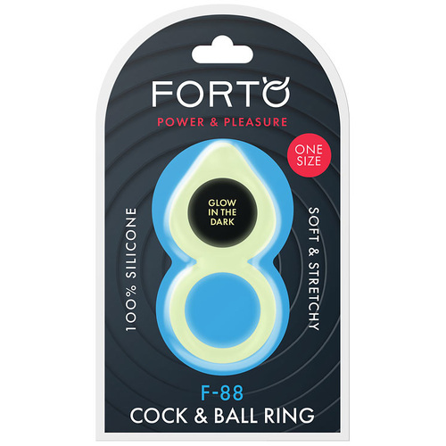 F-88 Glowing Cock & Balls Ring