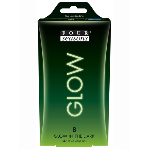 53mm Glowing Condoms x8