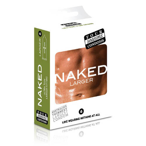 60mm Naked Condoms x6