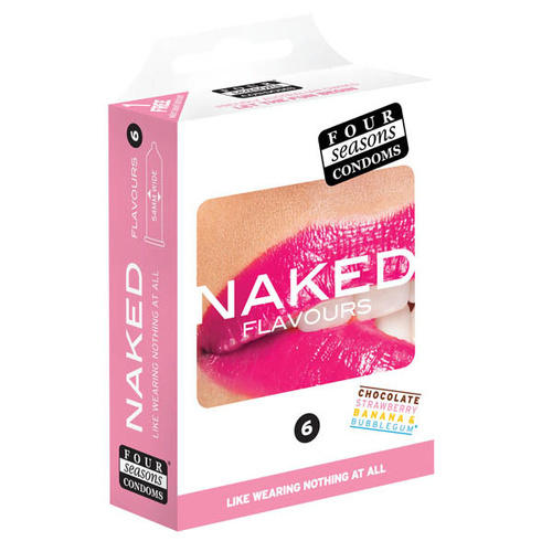54Mm Flavoured Condoms X6