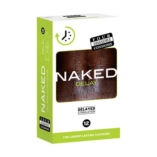 54mm Naked Delay Condoms x12
