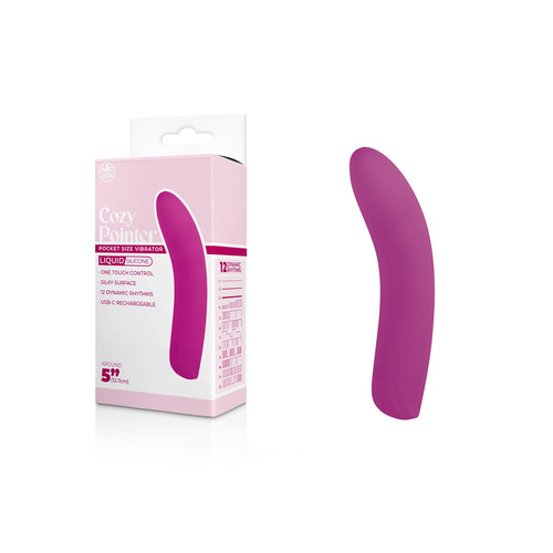 Cozy Pointer - Pink Pink 12.7 USB Rechargeable Mini Vibrator