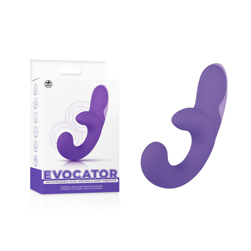 Evocator - Purple Purple USB Rechargeable Dual Motor G-Spot Vibrator
