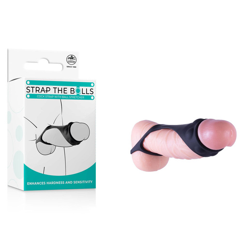 Strap The Balls  Cock Strap With Ball Stretcher