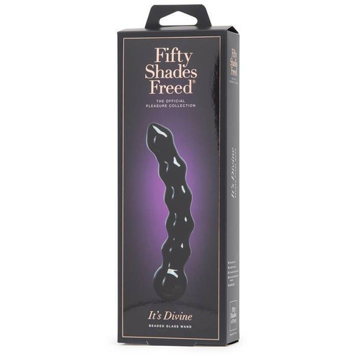 Its Divine Glass Beaded Dildo