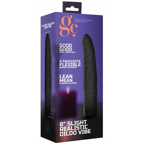 8" Slight Realistic Vibrating Cock