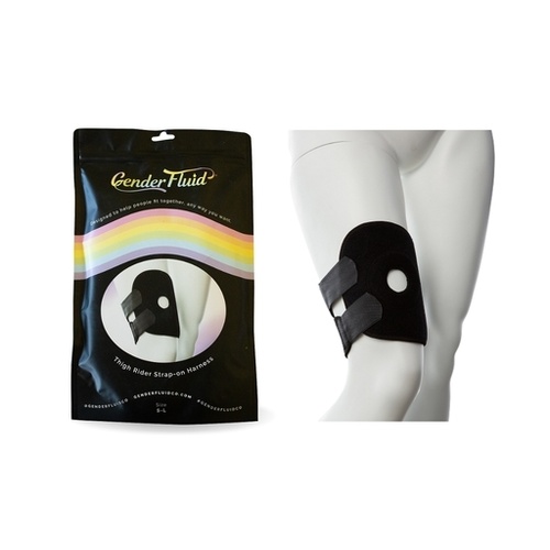Gender Fluid Thigh Rider Strap On Harness L XXL