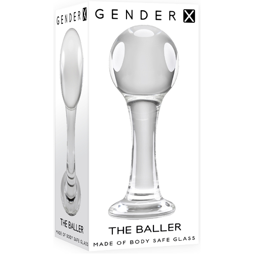 The Baller Glass Butt Plug