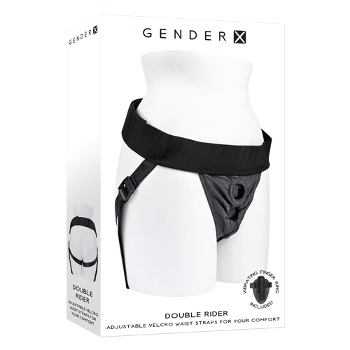 Double Rider  Adjustable Strap On Harness (No Probe Included)
