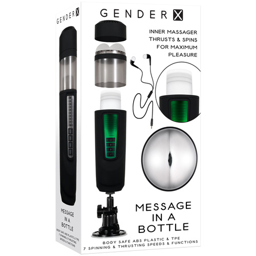 Message Bottle Automatic Stroker