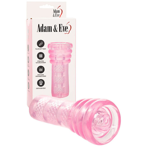 Adam & Eve SUPER HEAD HONCHO Pink Oral Stroker