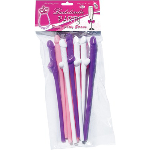 Pecker Sipping Straws (10 Pieces)