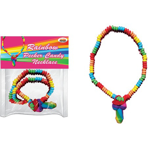 Rainbow Cock - Stretchy Candy Necklace