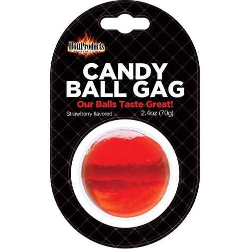 Candy Ball Gag (Strawberry)