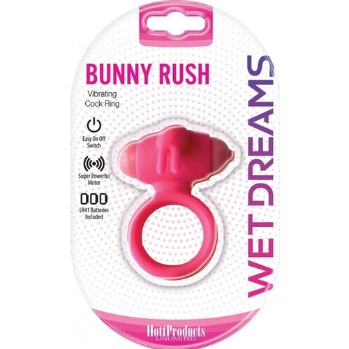Bunny Rush Cock Ring (Pink)