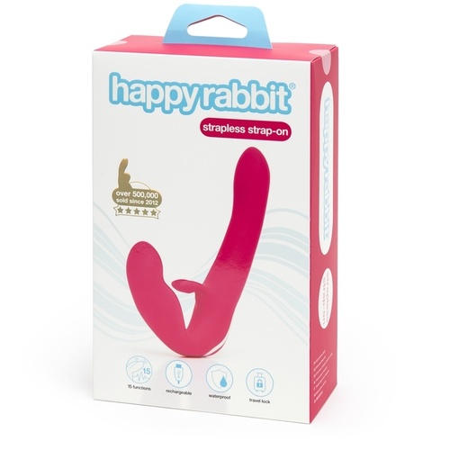 Strapless Strap On Rabbit Set