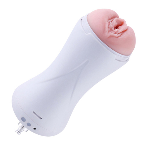 Hismith Vibrating Vagina Stroker Machine Attachment USB Rechargeable Vibrating Vagina Stroker for Hismith Sex Machines