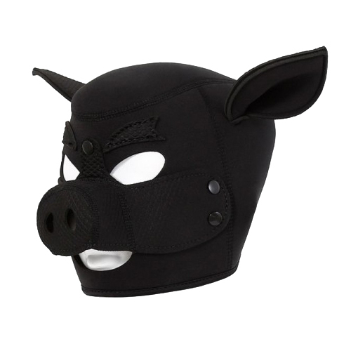 Neoprene Pig Mask Black