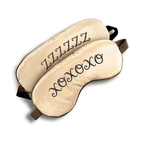 The 9's XOXO/ZZZ Satin Blindfold