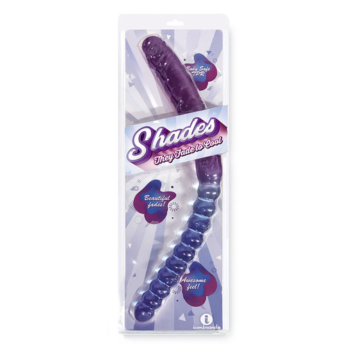 17" Textured Double Dildo