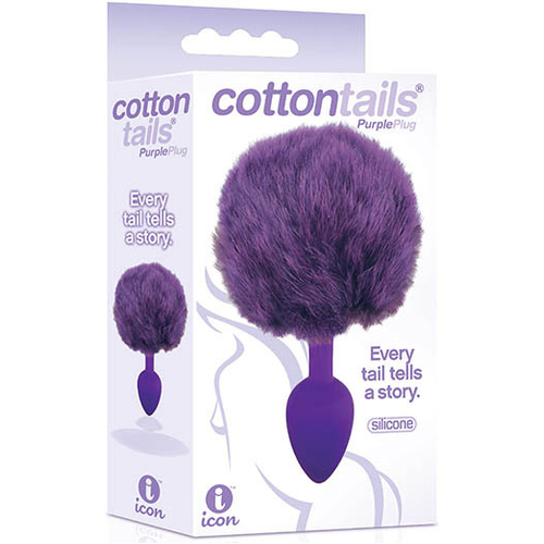 Purple Bunny Tail Plug