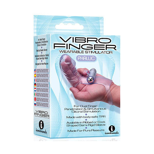 Ribbed Finger Vibrator