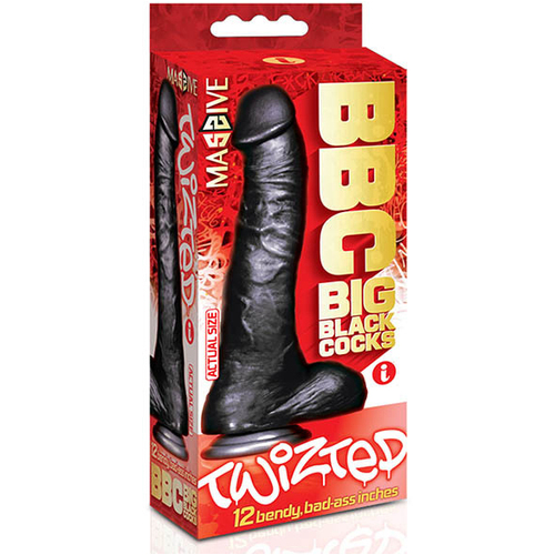 12" Big Black Cock
