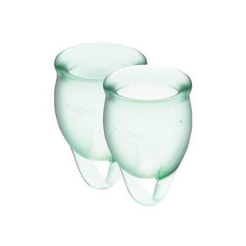 Satisfyer Feel confident Menstrual Cup (Light Green)