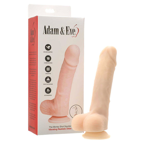 Adam & Eve THE MONEY SHOT SQUIRTER Flesh 19.8 cm USB Rechargeable Squirting Dong