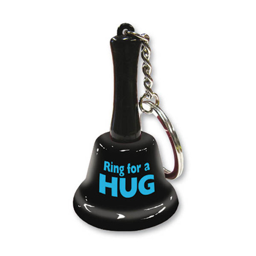 Ring For A Hug Keychain Bell Novelty Keychain