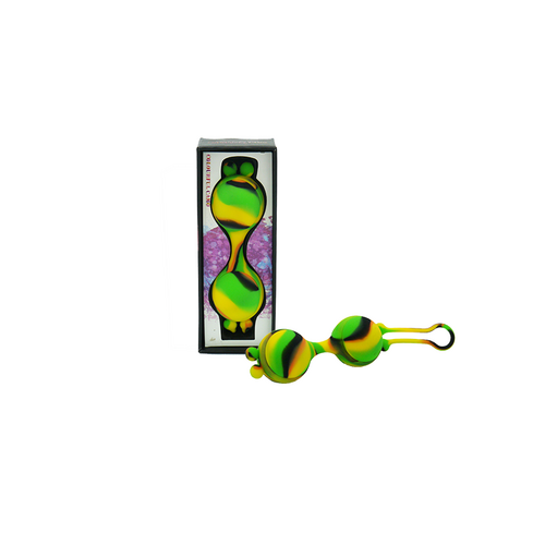 Colourful Camo LANA Kegel Ball Yellow