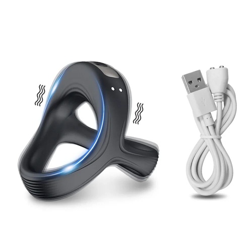 3-Ring Vibrating Cock Ring