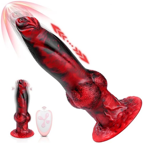 Remote Thrusting Dragon Dildo
