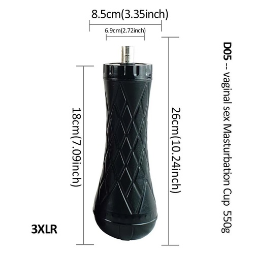 3XLR Machine Masturbation Cup