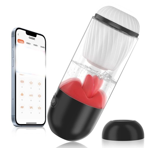 App-Controlled Licking Stroker