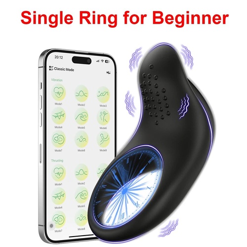 Vibrating Ergonomic Cock Ring