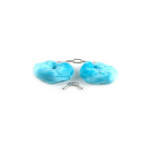 Blue Furry Handcuffs