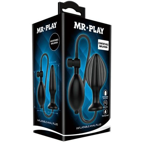 5" Inflatable Vibrating Butt Plug